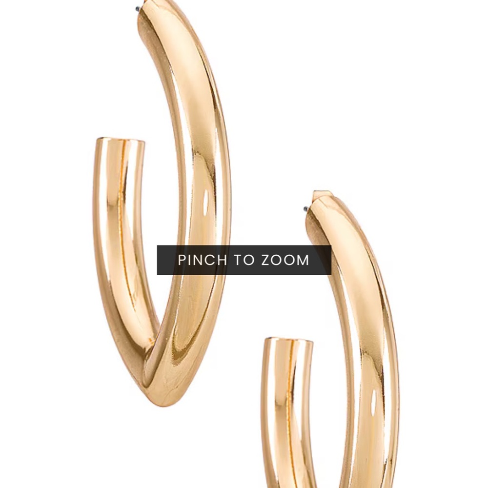 Ettika Gold Hoop Earrings